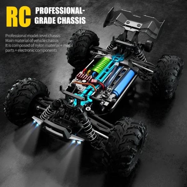 ZWN 1:16 70KM/H Or 50KM/H 4WD RC Car With LED Remote Control Cars High Speed Drift Monster Truck for Kids vs Wltoys 144001 Toys - Image 3