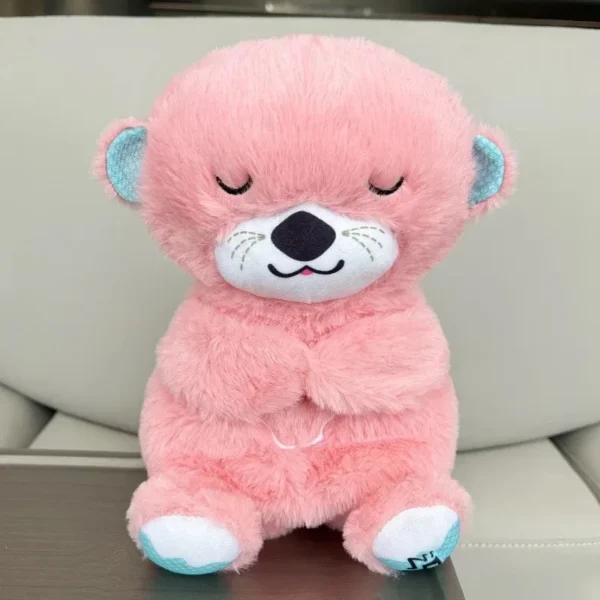 Baby Plush Doll Breathing Bear Newborn Soothing Sleep Playmate Otter Toy Kids Music Sleeping Companion Sound Light Doll Toy Gift - Image 6