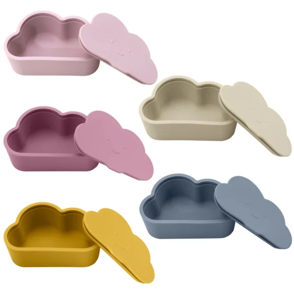 New Baby Cartoon Shape Snack Cup Toddle Portable Food Storage Box Portable Snacks Container BPA Free Soft Lid Baby Stuff - Image 2