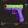 Csnoobs G17 Dual-mode Toy Gun Laser Version Automatic Shooting Radish Gun Shell Ejection Soft Bullet Pistol CS Weapons for Kids - Image 6