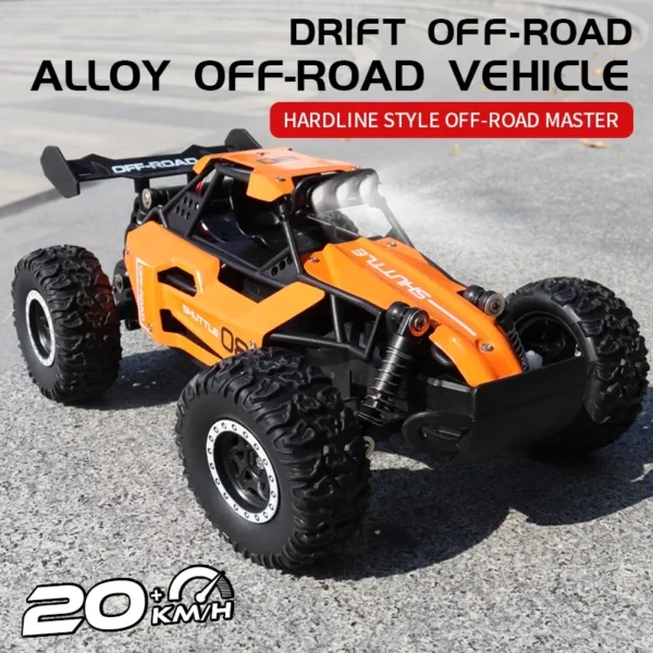 2024 New RC Car 1:16 2.4Gh Model With LED Lights 2WD Off-road Remote Control Climbing Vehicle Outdoor Cars Drift Toys Boys Gifts - Image 2