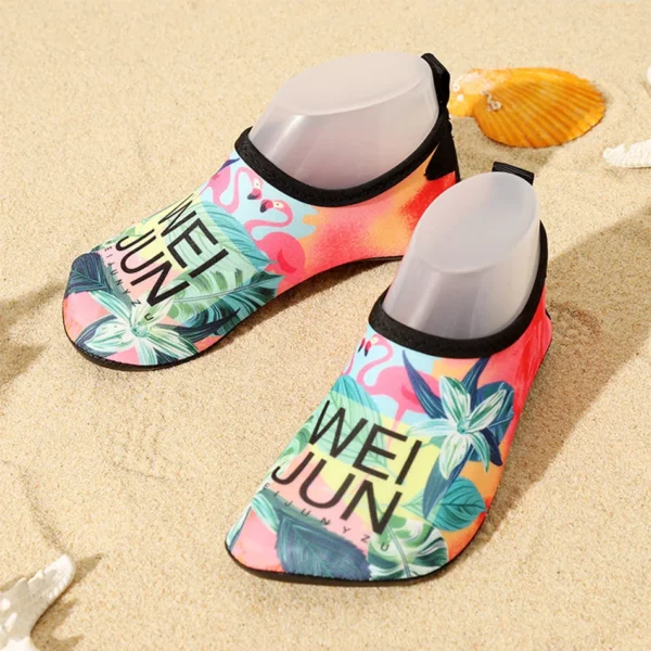 Children Beach Shoes Baby Soft Floor Indoor Slipper Snorkeling Swim Socks Boys And Girls Anti-Slip Home Barefoot Kids Slippers - Image 3