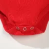 Funny Cute Baby Tomato Ketchup Bodysuit 100% Cotton Red 2024 Newborn Boys Girls Clothes Fashion Creative Trend Infant Onesies - Image 5