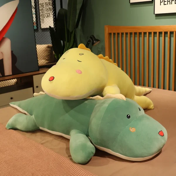New 80CM Big Long Cute Dinosaur Plush Toy Soft Cartoon Animal Crocodile Plush Doll Boyfriend Pillow Child Girl Birthday Gift - Image 6