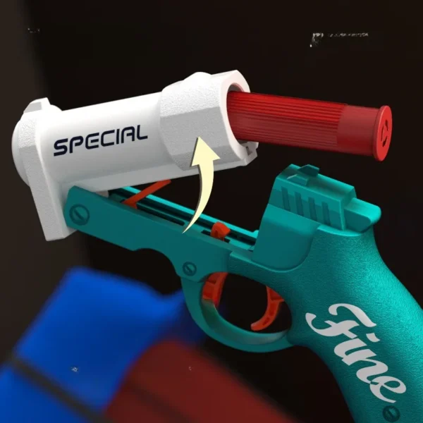 Mini S686 Shell Throwing Soft Bullet Launcher Toy Gun Airsoft Foam Bullet Blaster CS Outdoor Weapon Children Pistol - Image 2