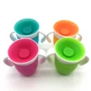 360 Degrees Can Be Rotated Baby Learning Drinking Cup with Double Handle Flip Lid Leakproof Silicone Infants Water Cups Bottle - Image 2
