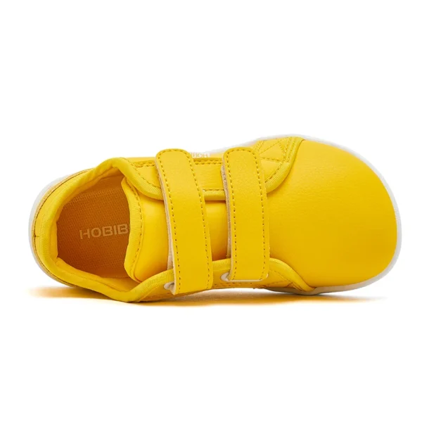 HOBIBEAR Kids Barefoot Shoes Little/Big/Kid Wide Toe Minimalist Sneakers Lightweight Hook Loop Artificial Leather Shoes - Image 2
