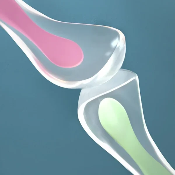Baby Soft Silicone Spoon with Storage Box Candy Color Temperature Sensing Spoon Children Food Feeding Dishes Feeder Appliance - Image 6