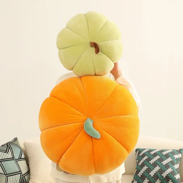 Kawaii Nordic Halloween Pumpkin Plush Toy Plushie Soft Plant Stuffed Doll Holidays Props Decorative Throw Pillow for Kids - Image 6