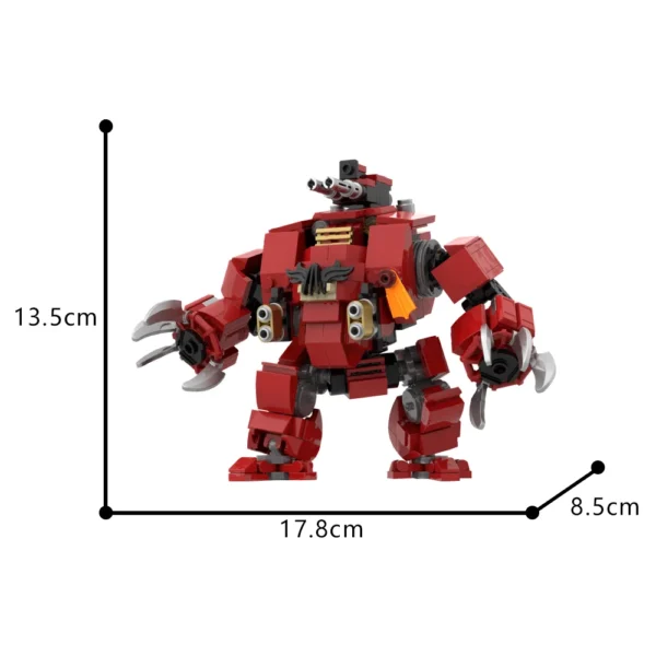 MOC 40K Mecha Game Ballistus Dreadnought Robot Building Block Model High-Tech Mecha Battle Robot Bricks Toys Kids Birthday Gifts - Image 6
