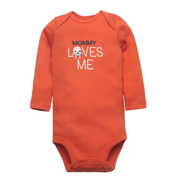 Spring Autumn Baby Bodysuits 3/4/5PCS Long Sleeve Baby Boy Girl Clothes 100% Cotton Newborn Body Infant 0-24Month Bebe Jumpsuit - Image 6