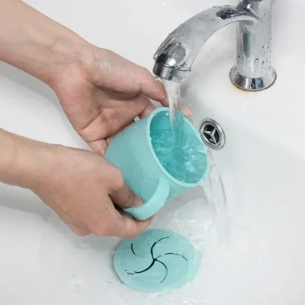 Kids Cup Silicone Food Storage Box Solid Color Baby Sippy Cup Portable Children Snacks Container with Lid Scale BPA Free 200ml - Image 4