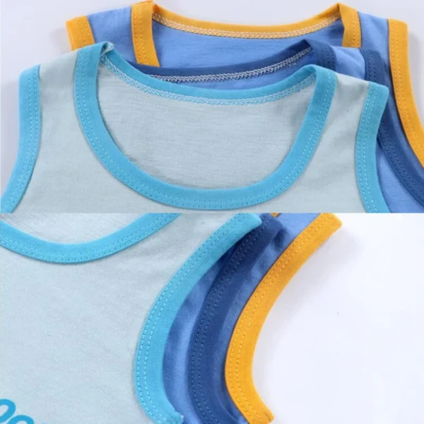 Vest+Shorts 2-Piece Clothing Set Cartoon Lion Pajamas Summer Kids Baby Boys Girls Cotton Casual Tracksuit Clothes Suit 1-6 Years - Image 6