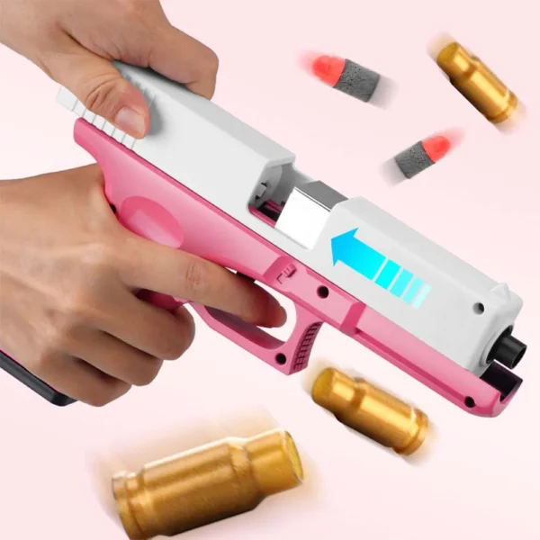 32 Shells And 100 Soft EVA Bullets For Toy gun Glock Colt 1911 Shooting Game For Kids Boys - Image 2
