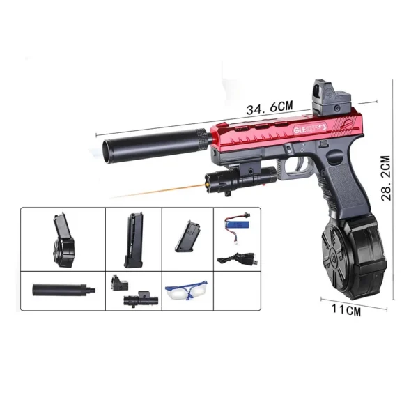 Electric gel ball blaster toy gun for birthday outdoor shooting game - Image 6