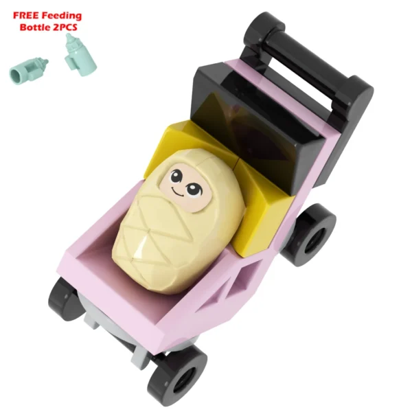 Infant Baby MOC Building Blocks Toys Kids Collection Souvenir Gift Pretend Play Decoration Boy Girl City 25128 24581 - Image 4