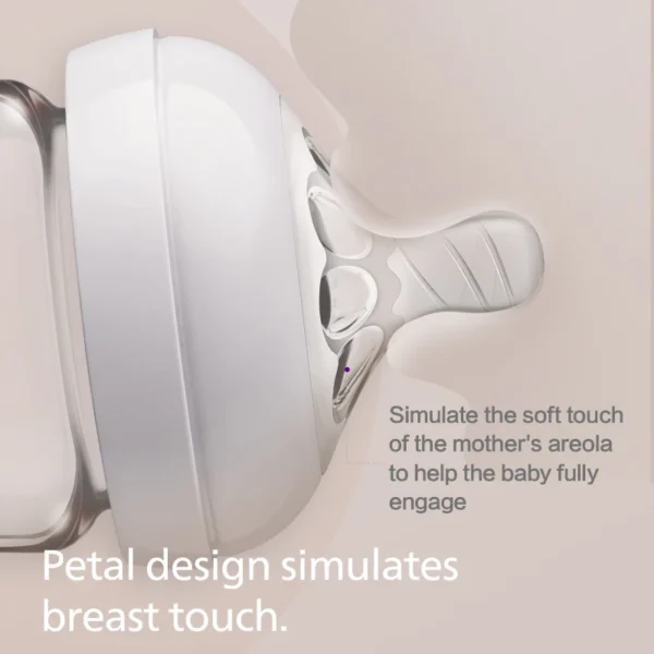 PHILIPS AVENT High boron silicon Glass milk bottle Wide caliber Newborn babies 0 to 6 months Glass milk bottle Anti-Colic - Image 4