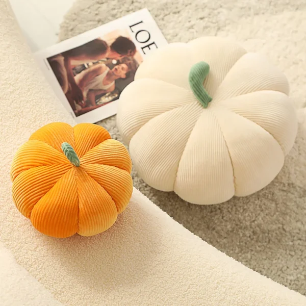 Kawaii Nordic Halloween Pumpkin Plush Toy Plushie Soft Plant Stuffed Doll Holidays Props Decorative Throw Pillow for Kids - Image 5