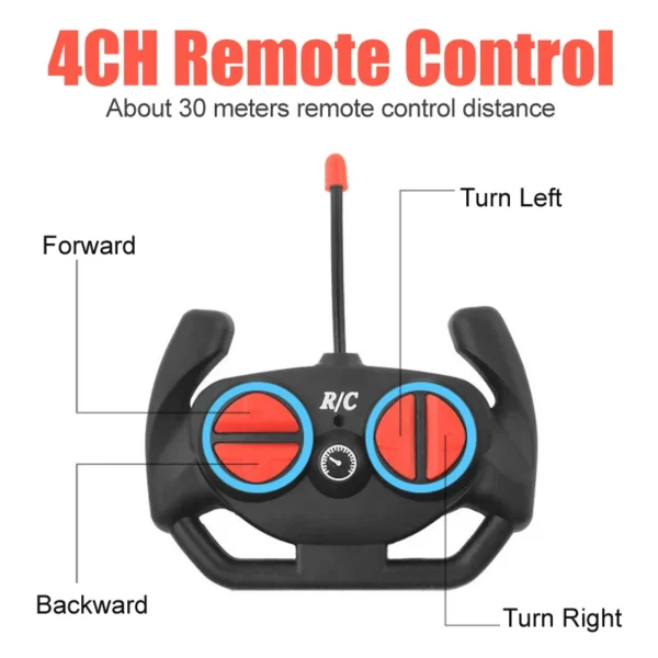 1/18 RC Car LED Light 2.4G Radio Remote Control Sports Cars For Children Racing High Speed Drive Vehicle Drift Boys Girls Toys - Image 4