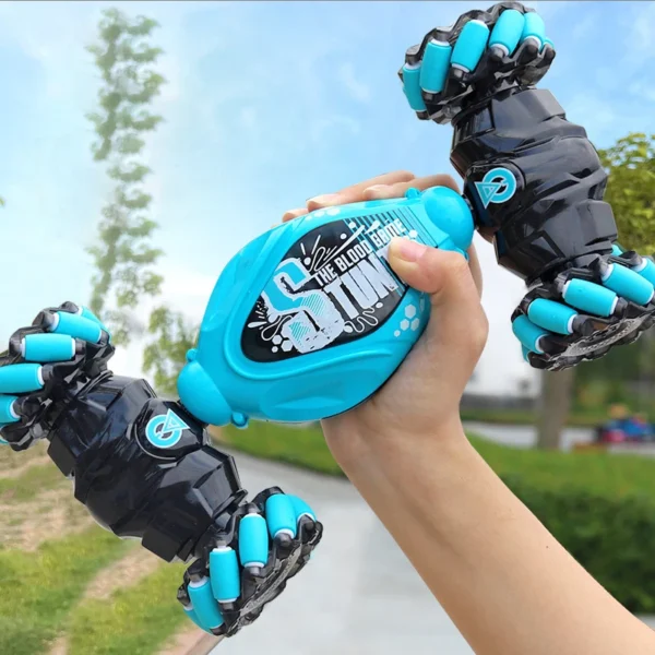 4WD RC Drift Car With Music Led Lights 2.4G Gesture Radio Remote Control Spray Stunt Car 360° Rotating Climbing Car Toys Gift - Image 4