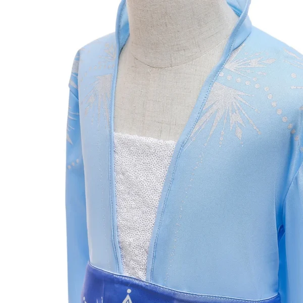 Disney Frozen Girls Dress Elsa 2 Princess Cosplay Costume Kid Fancy Children Gowns Vestidos Snow Queen - Image 6