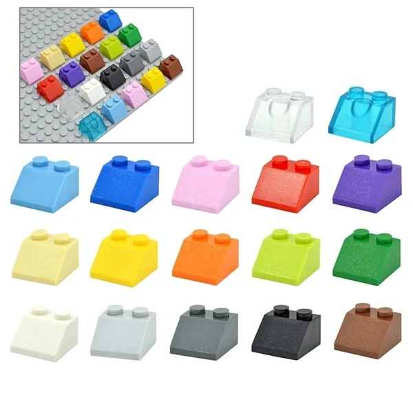 Compatible 60481 3045 4460 3039 Roof Tile Building Block Slope Thick Figure Educational Creative Assembles Particles Toys - Image 2