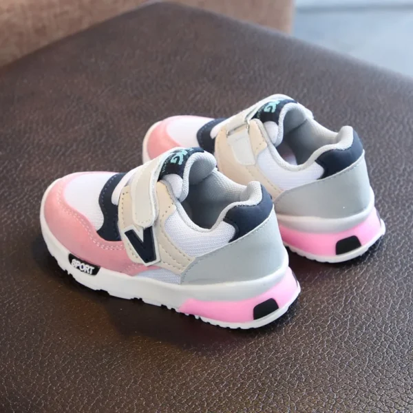 Spring Autumn Children's Breathable Sports Shoes Boys Girls Soft Soled Anti -Slip Running Shoes Baby Boots Kids Walking Shoes - Image 2