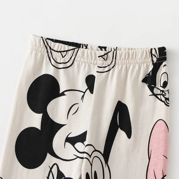 Disney Minnie Baby Girl Clothes Sets Spring Autumn 0-4Y Fashion Girls Sweatshirts + Leggings Toddler Girl Outfits Sets - Image 6