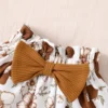 3PCS Clothes Set for Baby Girl 3-18 Months Sleeveless Solid Bodysuit+Floral Skirt+Headband Summer Infant Girl Casual Outfit Suit - Image 5