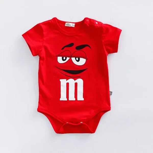 0-24month Baby Clothes Summer Short-sleeved Triangle Climbing Clothes Romper Toddler Costume Cotton Bodysuits Infant Jumpsuit - Image 2
