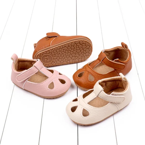 Baby Spring and Summer Sandal Girls and Boys 0-18 Months First Step Shoes Casual Walking Hollow Breathable Fanshion Anti-slip - Image 3