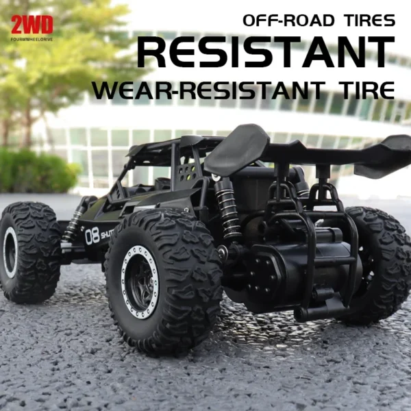 2024 New RC Car 1:16 2.4Gh Model With LED Lights 2WD Off-road Remote Control Climbing Vehicle Outdoor Cars Drift Toys Boys Gifts - Image 5
