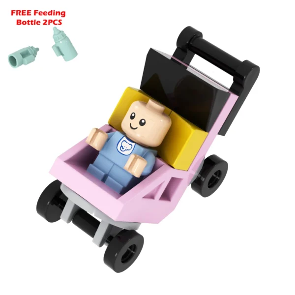 Infant Baby MOC Building Blocks Toys Kids Collection Souvenir Gift Pretend Play Decoration Boy Girl City 25128 24581 - Image 2