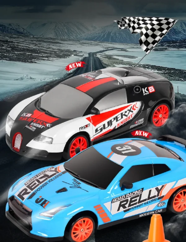 20Km/h RC Car Toys 1/24 2.4G High Speed Remote Control Mini Scale Model Vehicle Electric AE86 Drift Racing Car Gift for Kids - Image 4
