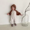 4486D Korean Newborn Baby Jumpsuit 2023 Spring and Autumn Pure Cotton Hooded Boy's One Piece Clothes Casual Climbing Clothes - Image 6