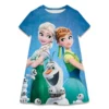 Hot Sale Kids Girl Cosplay Snow Queen Top Disney Frozen Elsa And Anna Princess Dress for 2-8 Years Girls Birthday Party Dresses - Image 2