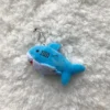3Colors- Cute Plush Shark Toy Soft Stuffed Animal Key Chain For Birthday Gifts Doll Gift For Children - Image 5