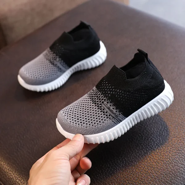 Children Shoes Soft Breathable Mesh Kids Sneakers Spring Autumn Boys Girls Casual Sport Shoes School Toddler Slip-on Shoes - Image 2
