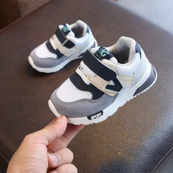 Spring Autumn Children's Breathable Sports Shoes Boys Girls Soft Soled Anti -Slip Running Shoes Baby Boots Kids Walking Shoes - Image 3