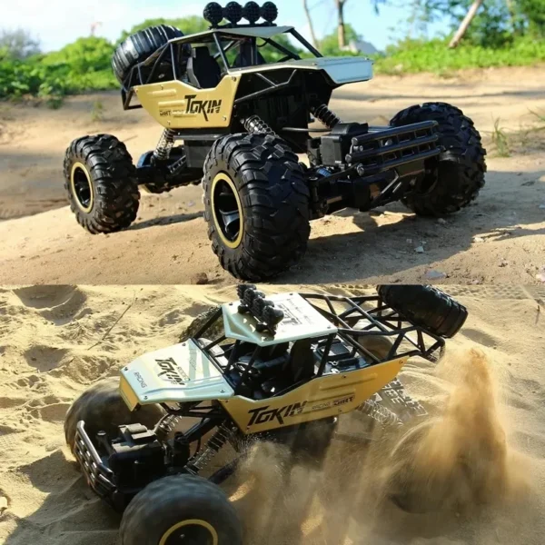 4WD RC Car Off Road 4x4 Remote Control Cars Radio Buggy Truck Racing Drift with Led Lights Toys Gift for Boys Girls Children Kid - Image 5
