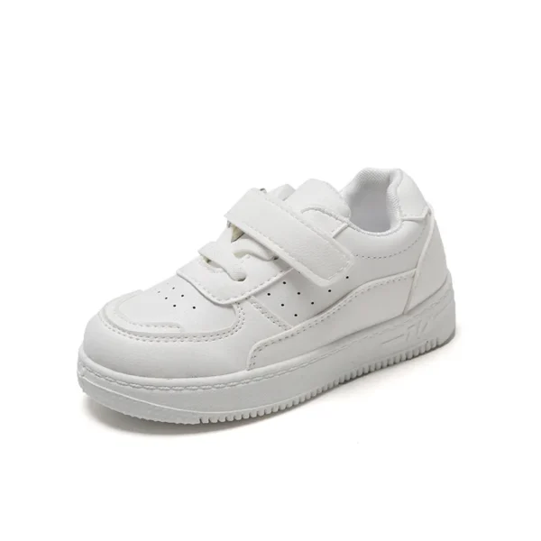 Tenis Sneakers Kids Spring/Autumn New Boys Girls Sports Shoes Casual Board Shoes Leather Soft Soled Children Small White Shoes - Image 5