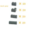 DIY Building Blocks Figures City MOC Thick Wall Bricks Educational Creative Toys for Children Size Compatible with All Brands - Image 5