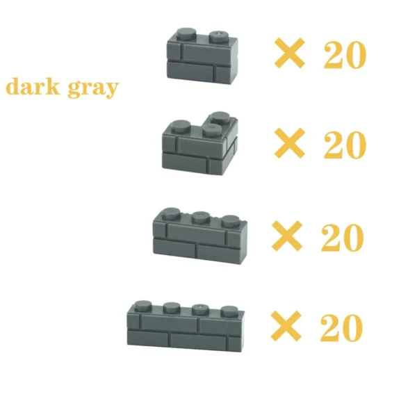DIY Building Blocks Figures City MOC Thick Wall Bricks Educational Creative Toys for Children Size Compatible with All Brands - Image 5