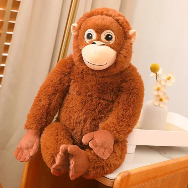 66cm Cartoon Gorilla Plush Toy Chimpanzees Monkey Soft Stuffed Doll Backpack Car Bag Room Decor Kid Gift - Image 4