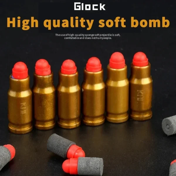 Soft Bullet Toy Gun for 6+ Kids Outdoor Combat Weapon Eat Chicken Toys with Silencer Foam Ejection Toy Gun Toy For Boys Girls - Image 2