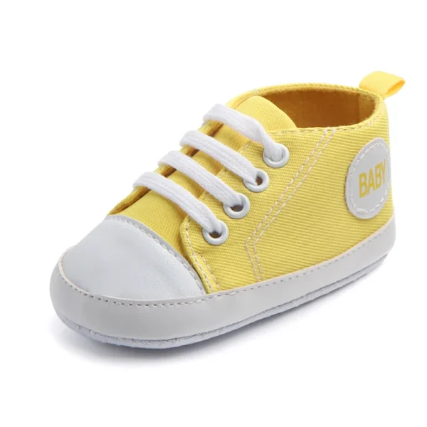 2024 Newborn Sequined Canvas Baby Sneakers Casual Baby Boys Girls Toddler Multi-Color Soft Sole Non-slip Walking Shoes 0-18Month - Image 5