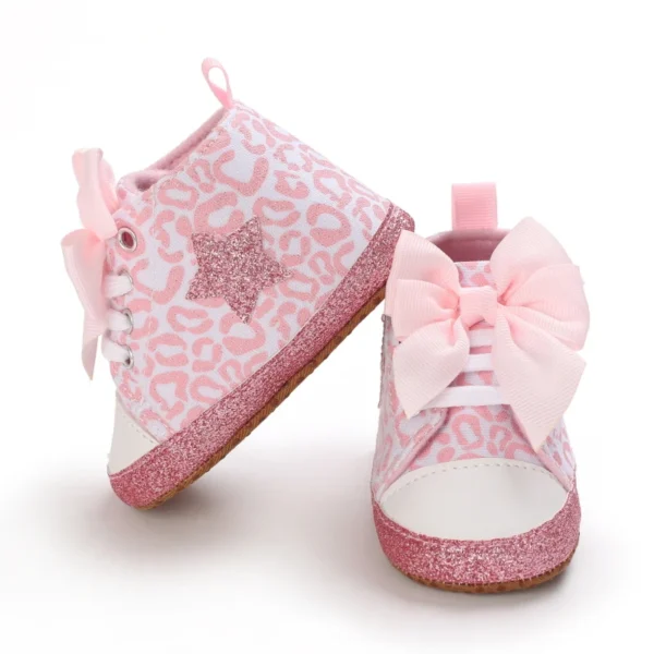 Spring and Autumn Women's Baby Casual Sports Shoes Soft Sole Anti slip Indoor and Outdoor Walking Shoes First Step Walking Shoes - Image 5