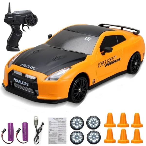 20Km/h RC Car Toys 1/24 2.4G High Speed Remote Control Mini Scale Model Vehicle Electric AE86 Drift Racing Car Gift for Kids - Image 3