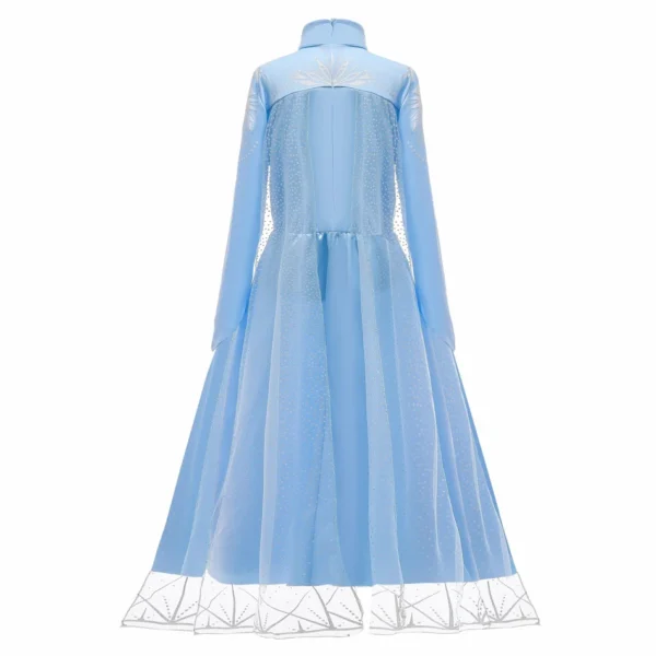 Disney Frozen Girls Dress Elsa 2 Princess Cosplay Costume Kid Fancy Children Gowns Vestidos Snow Queen - Image 5