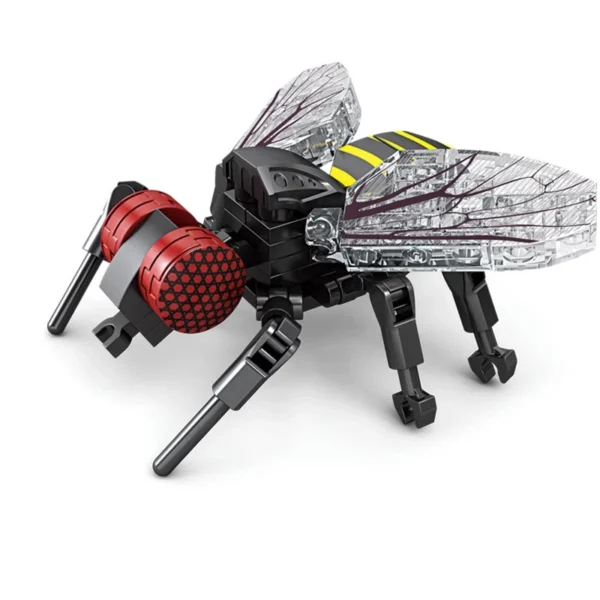 Creative Building Blocks Insect Model Bee Dragonfly Ant Mantis Children's Assembled Toys Interesting Animal Ornaments Gifts - Image 4